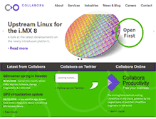 Tablet Screenshot of collabora.com